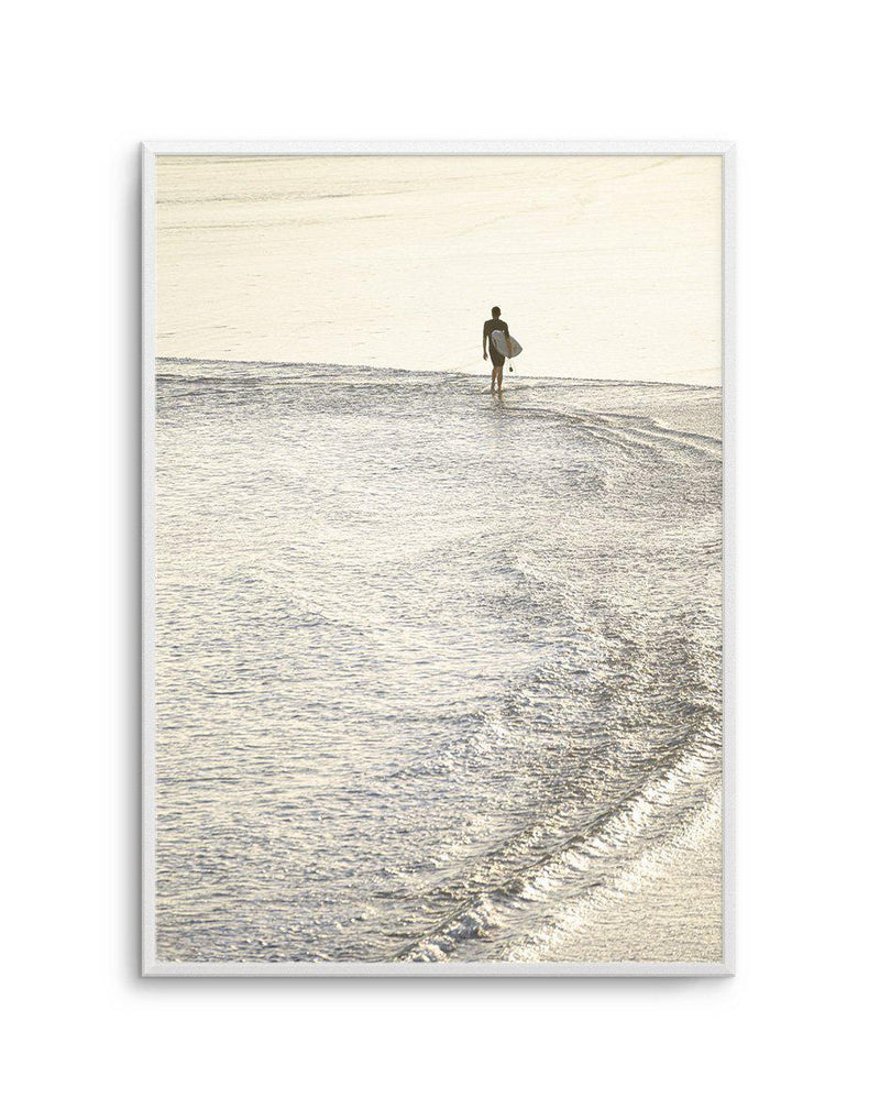 Morning Surf, Gold Coast Art Print-PRINT-Olive et Oriel-Olive et Oriel-A5 | 5.8" x 8.3" | 14.8 x 21cm-Unframed Art Print-With White Border-Buy-Australian-Art-Prints-Online-with-Olive-et-Oriel-Your-Artwork-Specialists-Austrailia-Decorate-With-Coastal-Photo-Wall-Art-Prints-From-Our-Beach-House-Artwork-Collection-Fine-Poster-and-Framed-Artwork