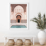 Morning Walk | Marrakech Art Print-Shop Australian Art Prints Online with Olive et Oriel - Our collection of Moroccan art prints offer unique wall art including moroccan arches and pink morocco doors of marrakech - this collection will add soft feminine colour to your walls and some may say bohemian style. These traditional morocco landscape photography includes desert scenes of palm trees and camel art prints - there is art on canvas and extra large wall art with fast, free shipping across Aust