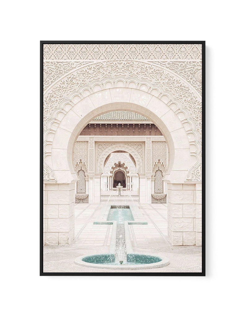 Morning Walk | Morocco | Framed Canvas-Shop Australian Art Prints Online with Olive et Oriel - Our collection of Moroccan art prints offer unique wall art including moroccan arches and pink morocco doors of marrakech - this collection will add soft feminine colour to your walls and some may say bohemian style. These traditional morocco landscape photography includes desert scenes of palm trees and camel art prints - there is art on canvas and extra large wall art with fast, free shipping across 