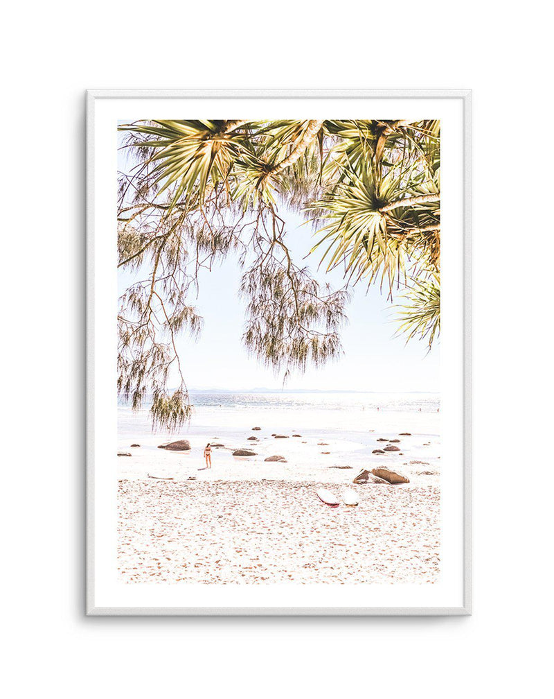 Mornings at Wategos Art Print-PRINT-Olive et Oriel-Olive et Oriel-A4 | 8.3" x 11.7" | 21 x 29.7cm-Unframed Art Print-With White Border-Buy-Australian-Art-Prints-Online-with-Olive-et-Oriel-Your-Artwork-Specialists-Austrailia-Decorate-With-Coastal-Photo-Wall-Art-Prints-From-Our-Beach-House-Artwork-Collection-Fine-Poster-and-Framed-Artwork