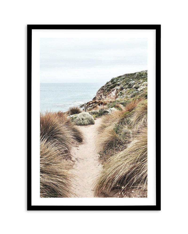 Mornington View, Victoria Art Print-PRINT-Olive et Oriel-Olive et Oriel-A5 | 5.8" x 8.3" | 14.8 x 21cm-Black-With White Border-Buy-Australian-Art-Prints-Online-with-Olive-et-Oriel-Your-Artwork-Specialists-Austrailia-Decorate-With-Coastal-Photo-Wall-Art-Prints-From-Our-Beach-House-Artwork-Collection-Fine-Poster-and-Framed-Artwork