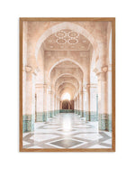 Moroccan Arches | Hassan Art Print-Shop Australian Art Prints Online with Olive et Oriel - Our collection of Moroccan art prints offer unique wall art including moroccan arches and pink morocco doors of marrakech - this collection will add soft feminine colour to your walls and some may say bohemian style. These traditional morocco landscape photography includes desert scenes of palm trees and camel art prints - there is art on canvas and extra large wall art with fast, free shipping across Aust
