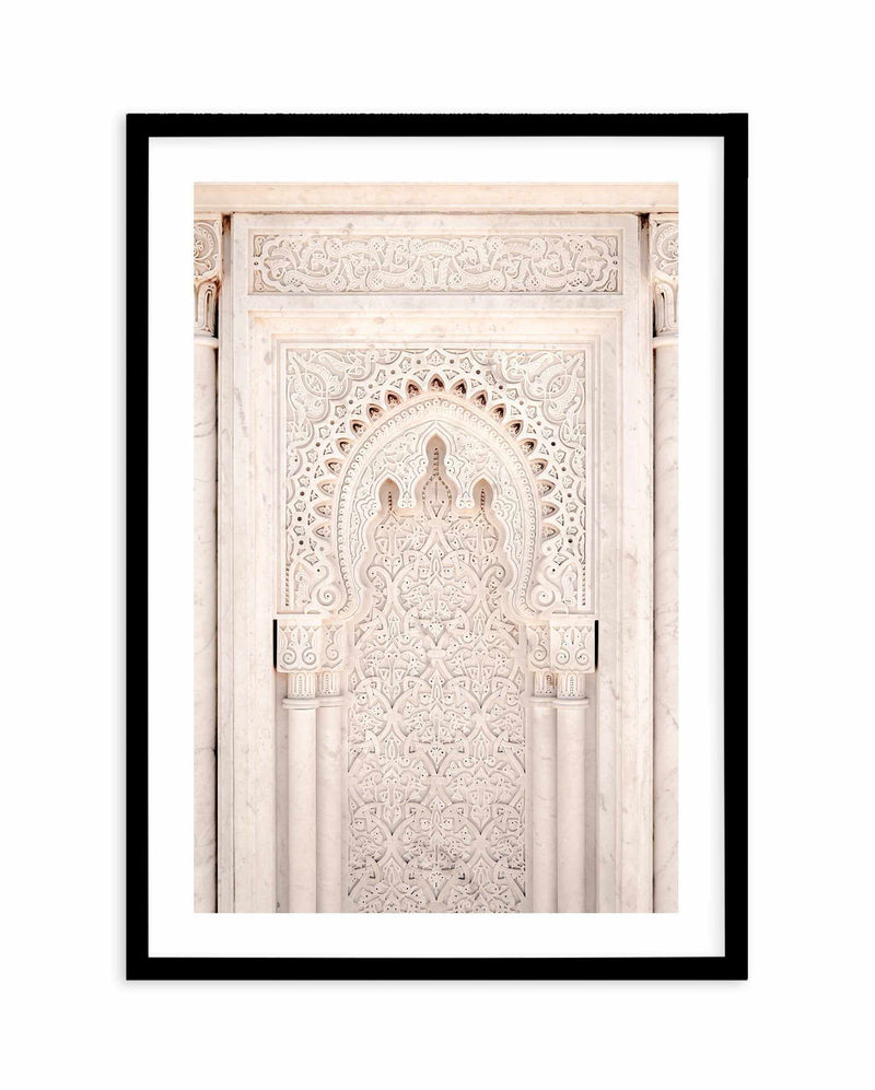 Moroccan Doorway in Nude Art Print-Shop Australian Art Prints Online with Olive et Oriel - Our collection of Moroccan art prints offer unique wall art including moroccan arches and pink morocco doors of marrakech - this collection will add soft feminine colour to your walls and some may say bohemian style. These traditional morocco landscape photography includes desert scenes of palm trees and camel art prints - there is art on canvas and extra large wall art with fast, free shipping across Aust