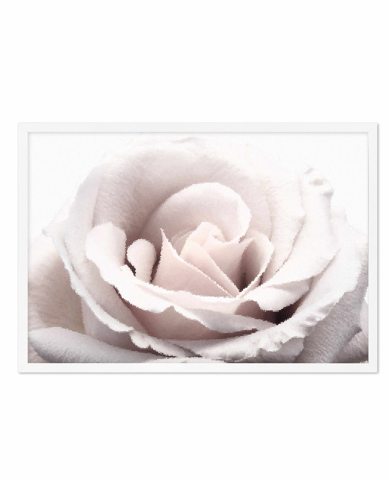 Mosaic Rose Art Print-PRINT-Olive et Oriel-Olive et Oriel-A5 | 5.8" x 8.3" | 14.8 x 21cm-White-With White Border-Buy-Australian-Art-Prints-Online-with-Olive-et-Oriel-Your-Artwork-Specialists-Austrailia-Decorate-With-Coastal-Photo-Wall-Art-Prints-From-Our-Beach-House-Artwork-Collection-Fine-Poster-and-Framed-Artwork