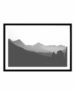 Mountain High | LS Art Print-PRINT-Olive et Oriel-Olive et Oriel-A4 | 8.3" x 11.7" | 21 x 29.7cm-Black-With White Border-Buy-Australian-Art-Prints-Online-with-Olive-et-Oriel-Your-Artwork-Specialists-Austrailia-Decorate-With-Coastal-Photo-Wall-Art-Prints-From-Our-Beach-House-Artwork-Collection-Fine-Poster-and-Framed-Artwork