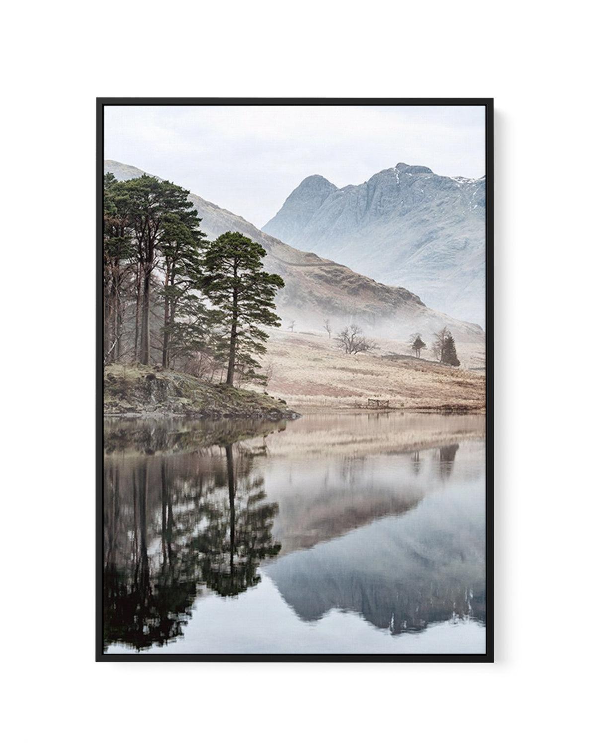 Mountain Reflections | Framed Canvas-CANVAS-You can shop wall art online with Olive et Oriel for everything from abstract art to fun kids wall art. Our beautiful modern art prints and canvas art are available from large canvas prints to wall art paintings and our proudly Australian artwork collection offers only the highest quality framed large wall art and canvas art Australia - You can buy fashion photography prints or Hampton print posters and paintings on canvas from Olive et Oriel and have 