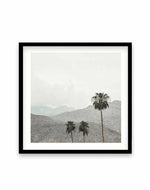 Mountains Of Palm Springs | SQ Art Print-PRINT-Olive et Oriel-Olive et Oriel-70x70 cm | 27.5" x 27.5"-Black-With White Border-Buy-Australian-Art-Prints-Online-with-Olive-et-Oriel-Your-Artwork-Specialists-Austrailia-Decorate-With-Coastal-Photo-Wall-Art-Prints-From-Our-Beach-House-Artwork-Collection-Fine-Poster-and-Framed-Artwork