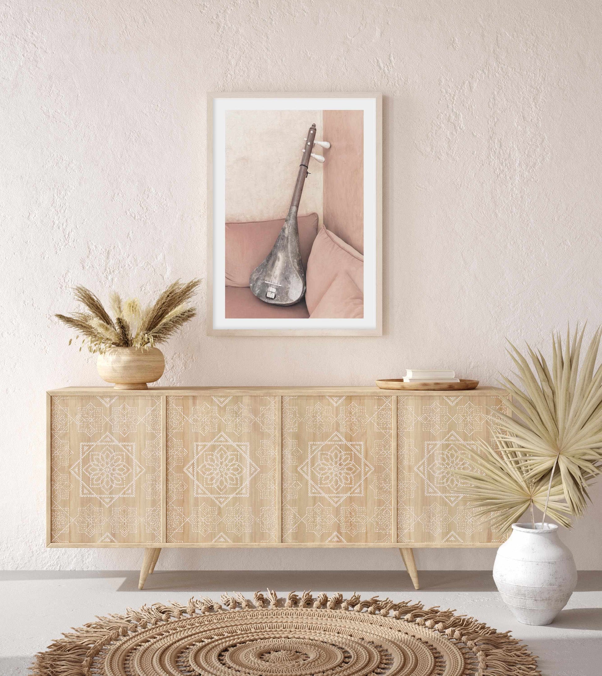 Musique Du Sintir Art Print-Shop Australian Art Prints Online with Olive et Oriel - Our collection of Moroccan art prints offer unique wall art including moroccan arches and pink morocco doors of marrakech - this collection will add soft feminine colour to your walls and some may say bohemian style. These traditional morocco landscape photography includes desert scenes of palm trees and camel art prints - there is art on canvas and extra large wall art with fast, free shipping across Australia. 