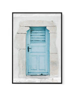 Mykonian Doorway | Framed Canvas-Shop Greece Wall Art Prints Online with Olive et Oriel - Our collection of Greek Islands art prints offer unique wall art including blue domes of Santorini in Oia, mediterranean sea prints and incredible posters from Milos and other Greece landscape photography - this collection will add mediterranean blue to your home, perfect for updating the walls in coastal, beach house style. There is Greece art on canvas and extra large wall art with fast, free shipping acr