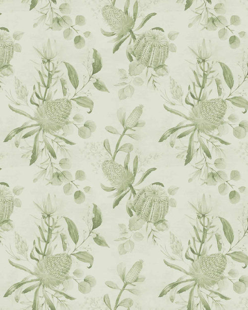 Native Garden Sage Green Wallpaper-Wallpaper-Buy Australian Removable Wallpaper Now Sage Green Wallpaper Peel And Stick Wallpaper Online At Olive et Oriel Custom Made Wallpapers Wall Papers Decorate Your Bedroom Living Room Kids Room or Commercial Interior
