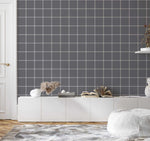 Navy Checks Wallpaper-Wallpaper-Buy-Australian-Removable-Wallpaper-In-Gingham-Wallpaper-Peel-And-Stick-Wallpaper-Online-At-Olive-et-Oriel-Shop-Plaid-&-Check-Style-Wall-Papers-Decorate-Your-Bedroom-Living-Room-Kids-Room-or-Commercial-Interior