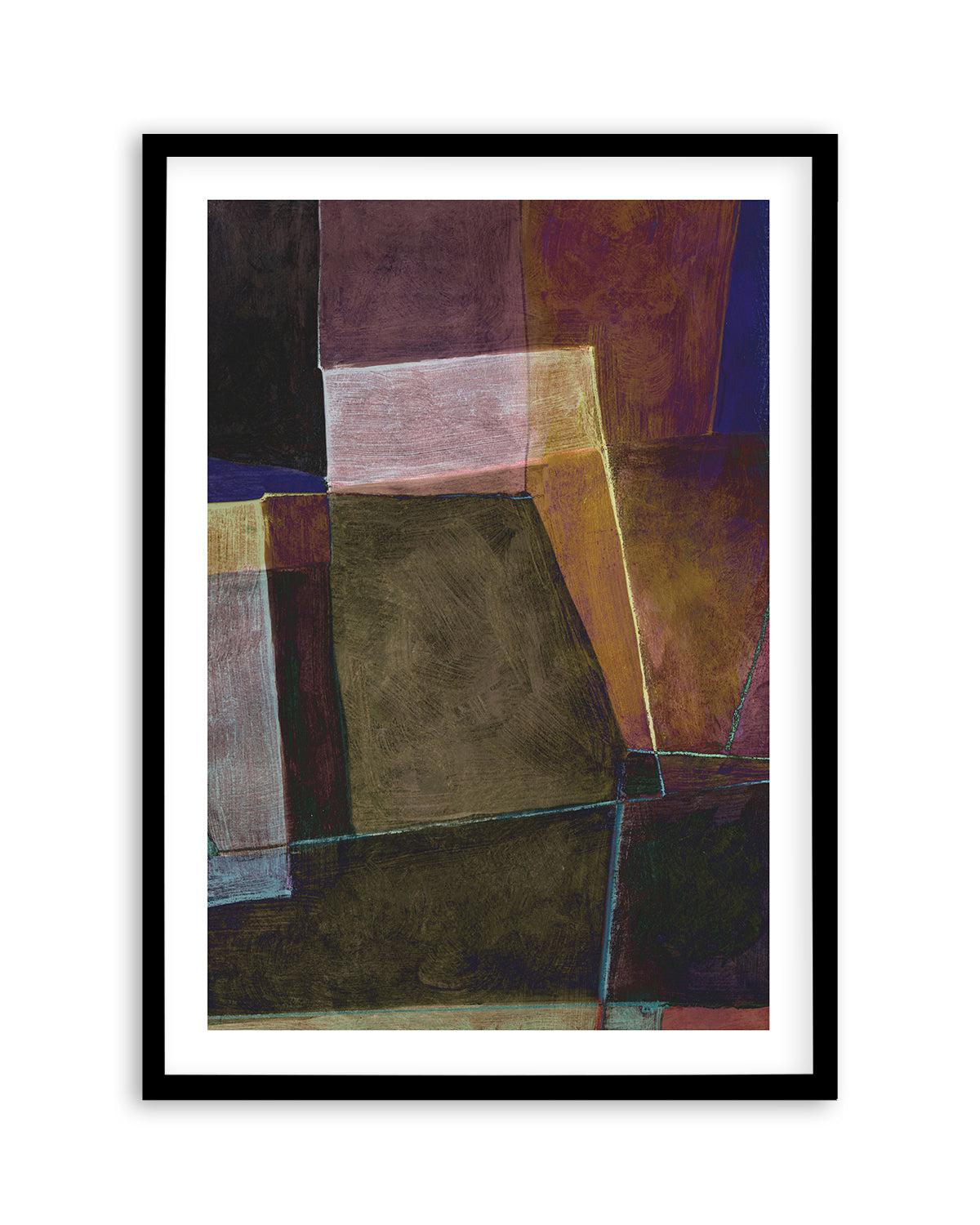 New Way by Dan Hobday Art Print-PRINT-Order sage mint green framed abstract painting wall art prints online with Olive et Oriel Australia