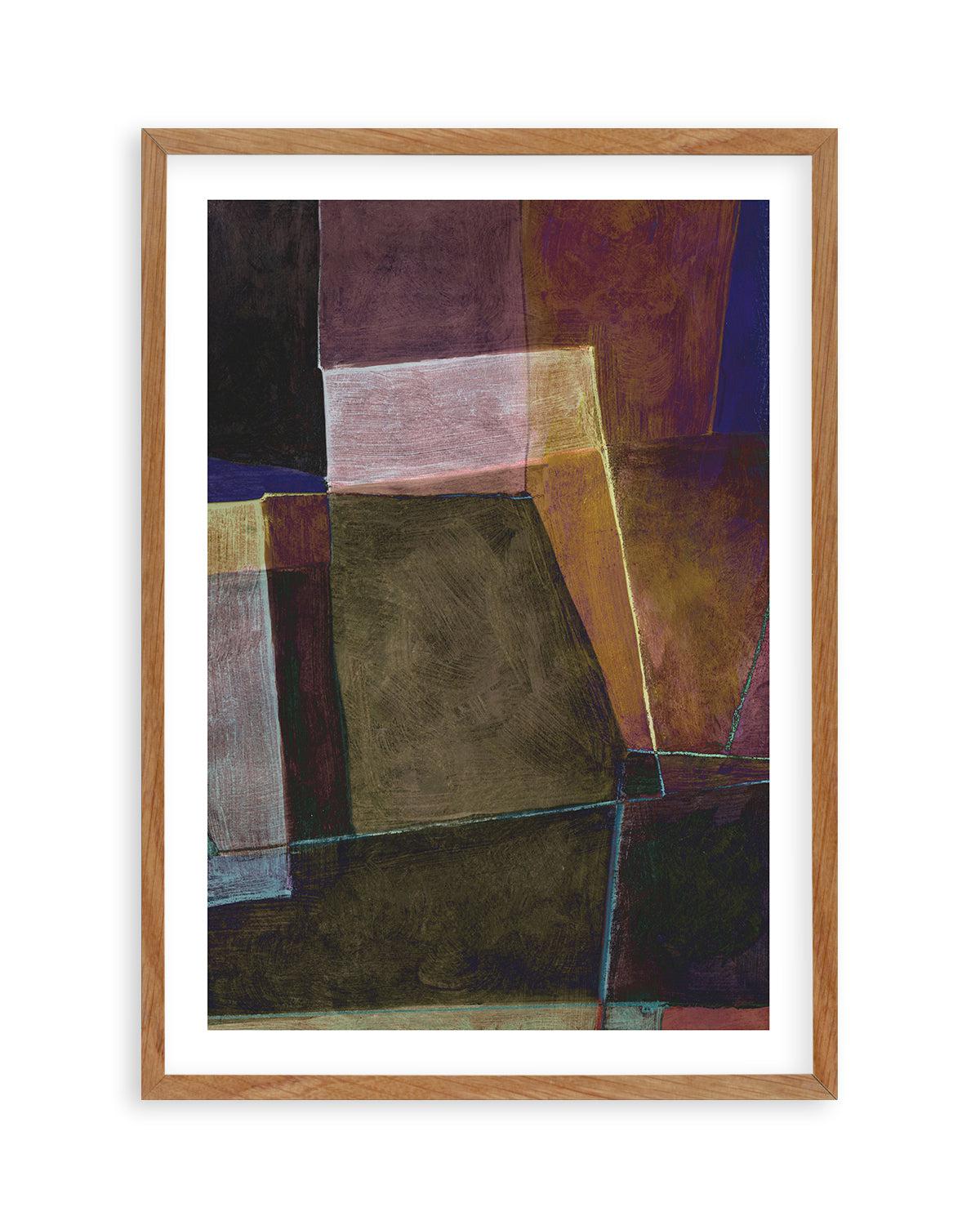 New Way by Dan Hobday Art Print-PRINT-Order sage mint green framed abstract painting wall art prints online with Olive et Oriel Australia