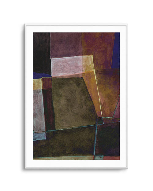 New Way by Dan Hobday Art Print-PRINT-Order sage mint green framed abstract painting wall art prints online with Olive et Oriel Australia