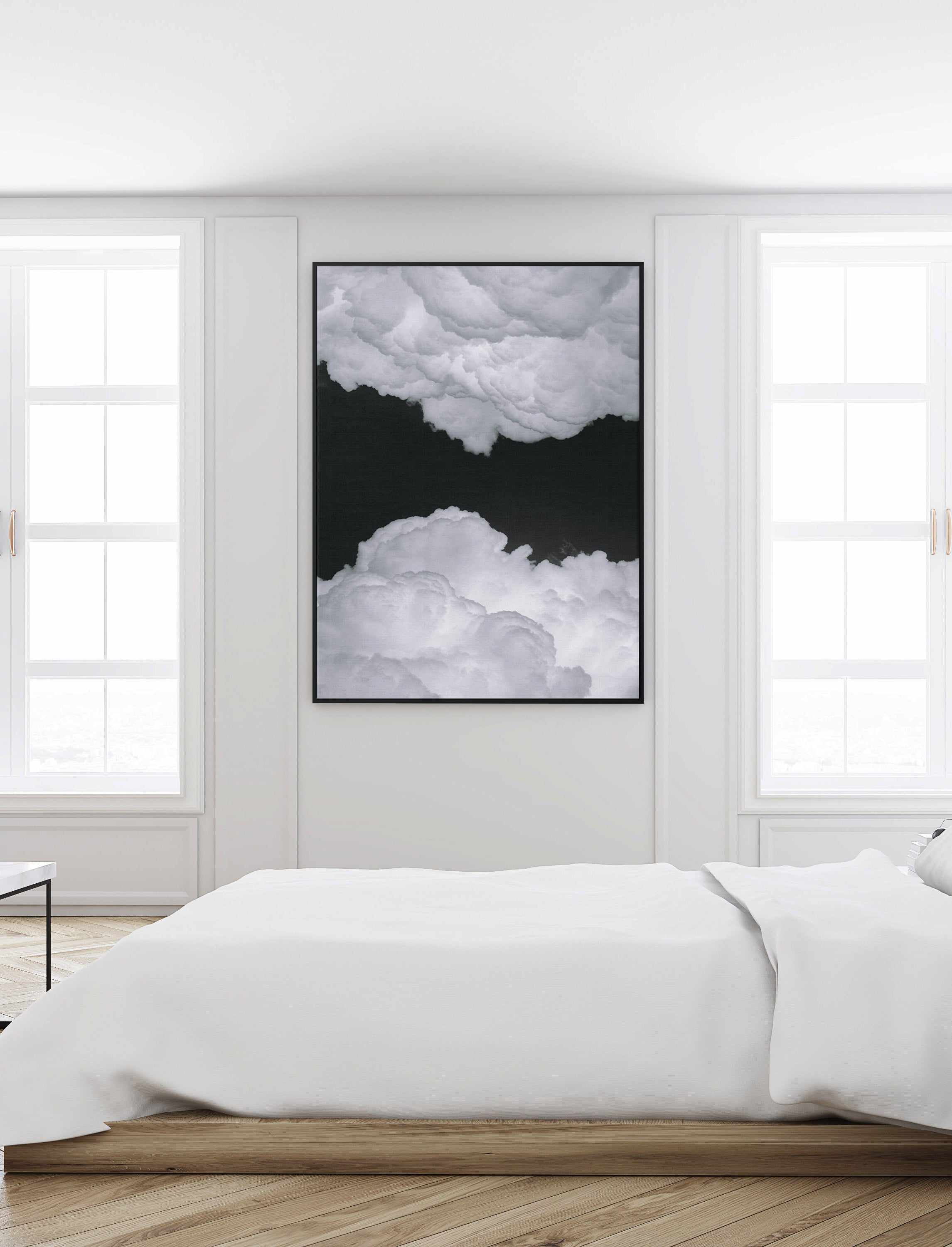 Night Clouds by Ramiro Pianarosa | Framed Canvas Art Print