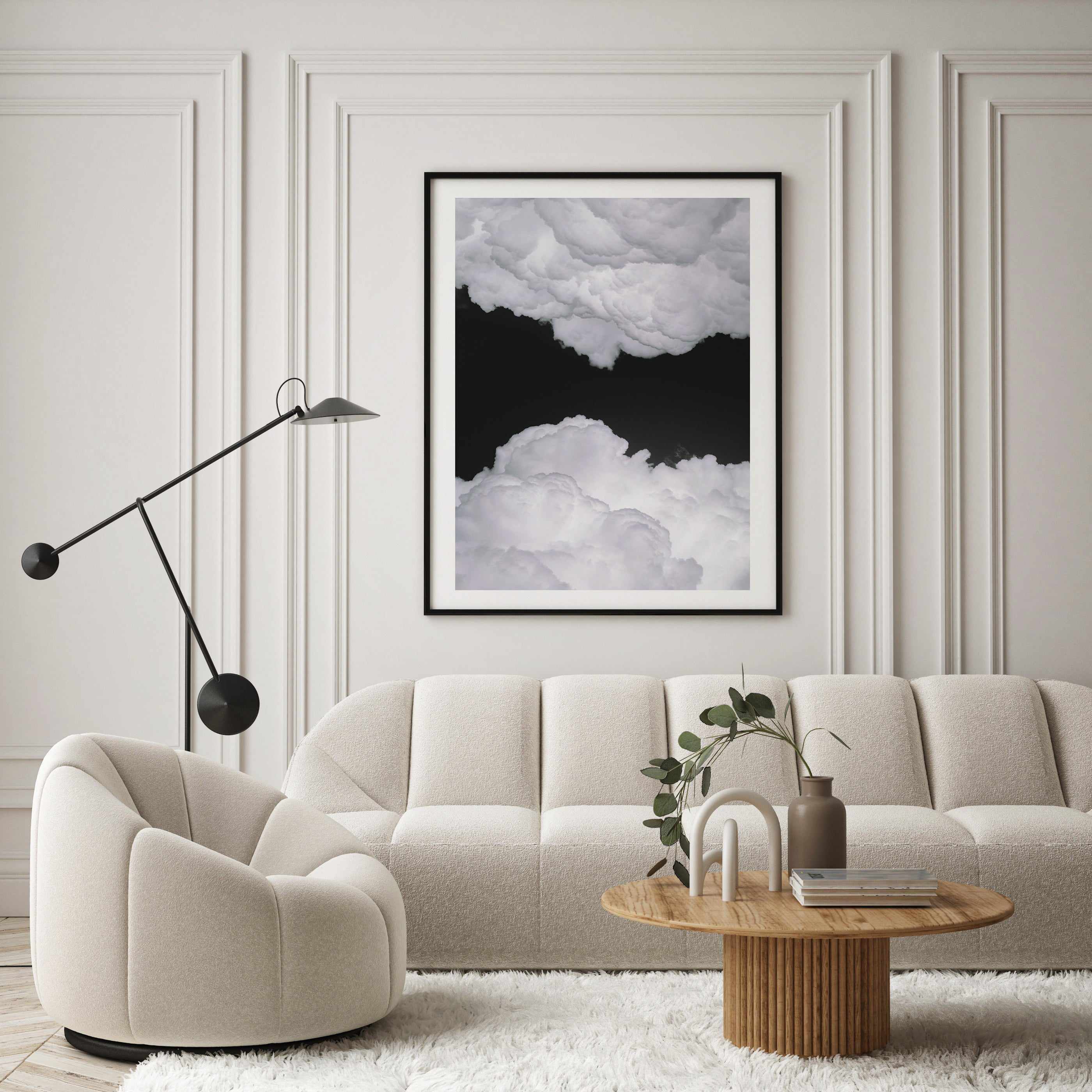 Night Clouds by Ramiro Pianarosa Art Print