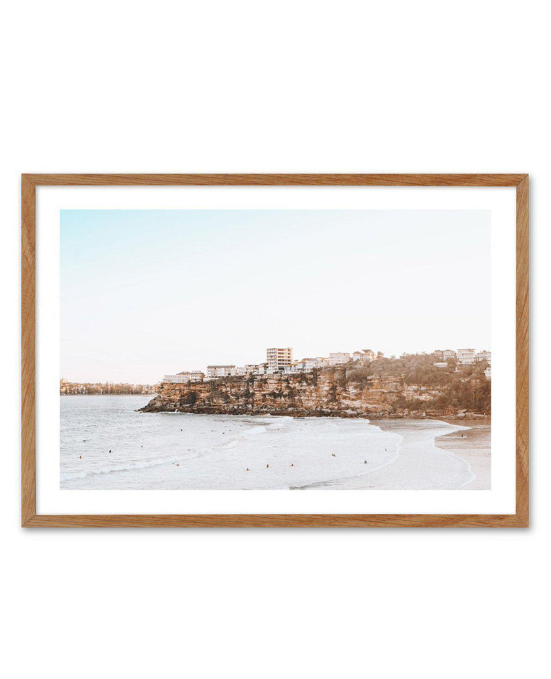 No Surf | Freshwater Manly Art Print-PRINT-Olive et Oriel-Olive et Oriel-50x70 cm | 19.6" x 27.5"-Walnut-With White Border-Buy-Australian-Art-Prints-Online-with-Olive-et-Oriel-Your-Artwork-Specialists-Austrailia-Decorate-With-Coastal-Photo-Wall-Art-Prints-From-Our-Beach-House-Artwork-Collection-Fine-Poster-and-Framed-Artwork