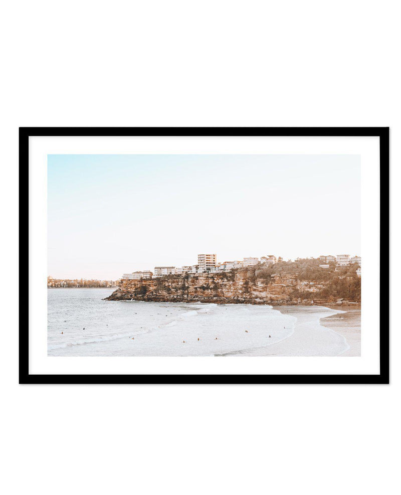 No Surf | Freshwater Manly Art Print-PRINT-Olive et Oriel-Olive et Oriel-A4 | 8.3" x 11.7" | 21 x 29.7cm-Black-With White Border-Buy-Australian-Art-Prints-Online-with-Olive-et-Oriel-Your-Artwork-Specialists-Austrailia-Decorate-With-Coastal-Photo-Wall-Art-Prints-From-Our-Beach-House-Artwork-Collection-Fine-Poster-and-Framed-Artwork