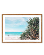 No Surf | Wategos Art Print-PRINT-Olive et Oriel-Olive et Oriel-50x70 cm | 19.6" x 27.5"-Walnut-With White Border-Buy-Australian-Art-Prints-Online-with-Olive-et-Oriel-Your-Artwork-Specialists-Austrailia-Decorate-With-Coastal-Photo-Wall-Art-Prints-From-Our-Beach-House-Artwork-Collection-Fine-Poster-and-Framed-Artwork