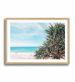 No Surf | Wategos Art Print-PRINT-Olive et Oriel-Olive et Oriel-A4 | 8.3" x 11.7" | 21 x 29.7cm-Oak-With White Border-Buy-Australian-Art-Prints-Online-with-Olive-et-Oriel-Your-Artwork-Specialists-Austrailia-Decorate-With-Coastal-Photo-Wall-Art-Prints-From-Our-Beach-House-Artwork-Collection-Fine-Poster-and-Framed-Artwork