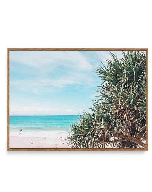 No Surf | Wategos | Framed Canvas-CANVAS-You can shop wall art online with Olive et Oriel for everything from abstract art to fun kids wall art. Our beautiful modern art prints and canvas art are available from large canvas prints to wall art paintings and our proudly Australian artwork collection offers only the highest quality framed large wall art and canvas art Australia - You can buy fashion photography prints or Hampton print posters and paintings on canvas from Olive et Oriel and have the