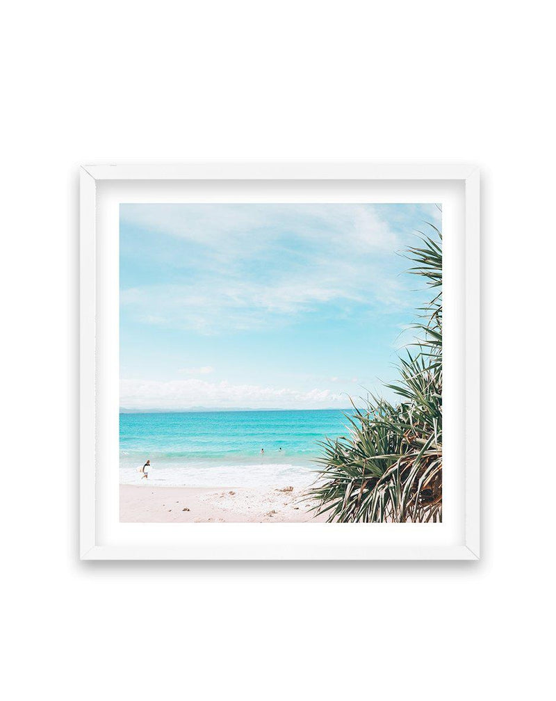 No Surf Wategos | SQ Art Print-PRINT-Olive et Oriel-Olive et Oriel-70x70 cm | 27.5" x 27.5"-White-With White Border-Buy-Australian-Art-Prints-Online-with-Olive-et-Oriel-Your-Artwork-Specialists-Austrailia-Decorate-With-Coastal-Photo-Wall-Art-Prints-From-Our-Beach-House-Artwork-Collection-Fine-Poster-and-Framed-Artwork