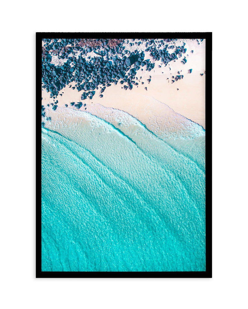 Noosa From Above Art Print-PRINT-Olive et Oriel-Olive et Oriel-A5 | 5.8" x 8.3" | 14.8 x 21cm-Black-With White Border-Buy-Australian-Art-Prints-Online-with-Olive-et-Oriel-Your-Artwork-Specialists-Austrailia-Decorate-With-Coastal-Photo-Wall-Art-Prints-From-Our-Beach-House-Artwork-Collection-Fine-Poster-and-Framed-Artwork