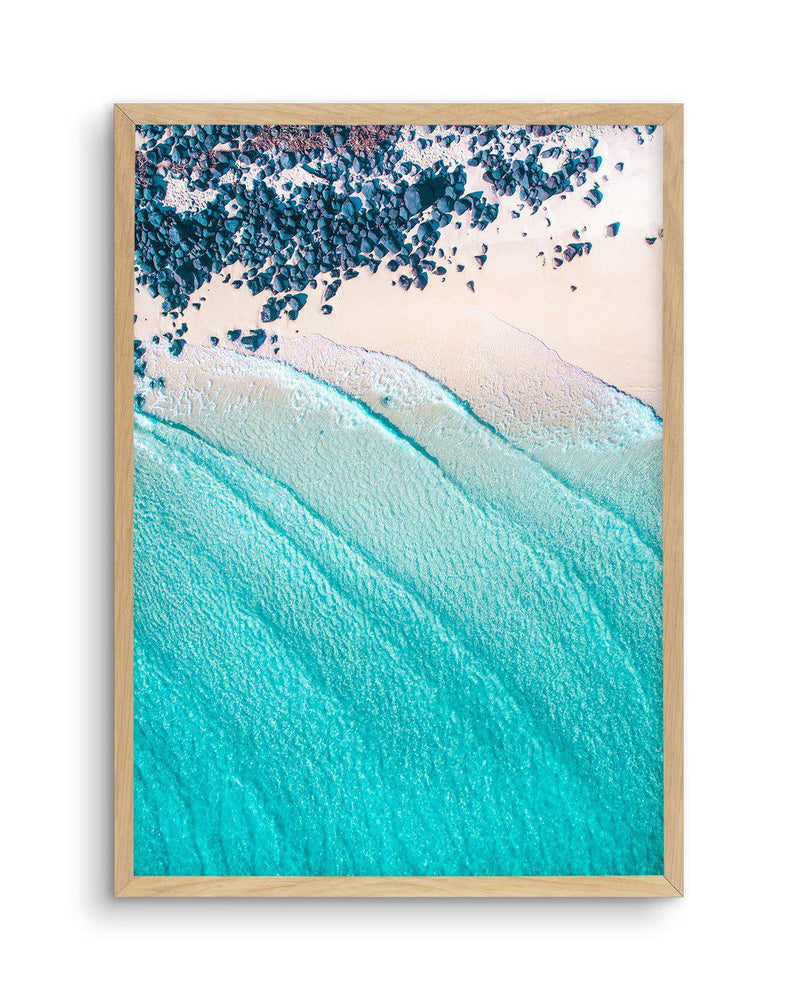 Noosa From Above Art Print-PRINT-Olive et Oriel-Olive et Oriel-A5 | 5.8" x 8.3" | 14.8 x 21cm-Oak-With White Border-Buy-Australian-Art-Prints-Online-with-Olive-et-Oriel-Your-Artwork-Specialists-Austrailia-Decorate-With-Coastal-Photo-Wall-Art-Prints-From-Our-Beach-House-Artwork-Collection-Fine-Poster-and-Framed-Artwork