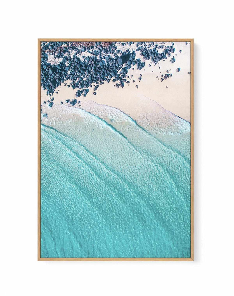 Noosa From Above | Framed Canvas Art Print