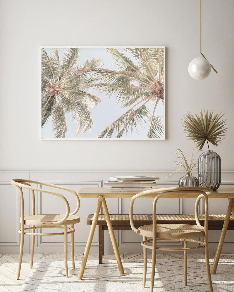 Noosa Palms II Art Print-PRINT-Olive et Oriel-Olive et Oriel-Buy-Australian-Art-Prints-Online-with-Olive-et-Oriel-Your-Artwork-Specialists-Austrailia-Decorate-With-Coastal-Photo-Wall-Art-Prints-From-Our-Beach-House-Artwork-Collection-Fine-Poster-and-Framed-Artwork