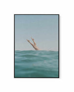 Ocean Dive by Elise Wilcox | Framed Canvas Art Print