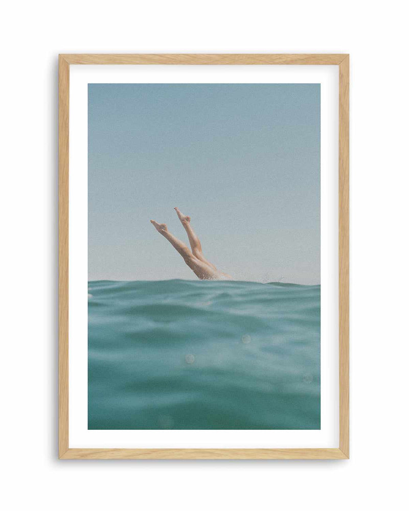 Ocean Dive by Elise Wilcox Art Print