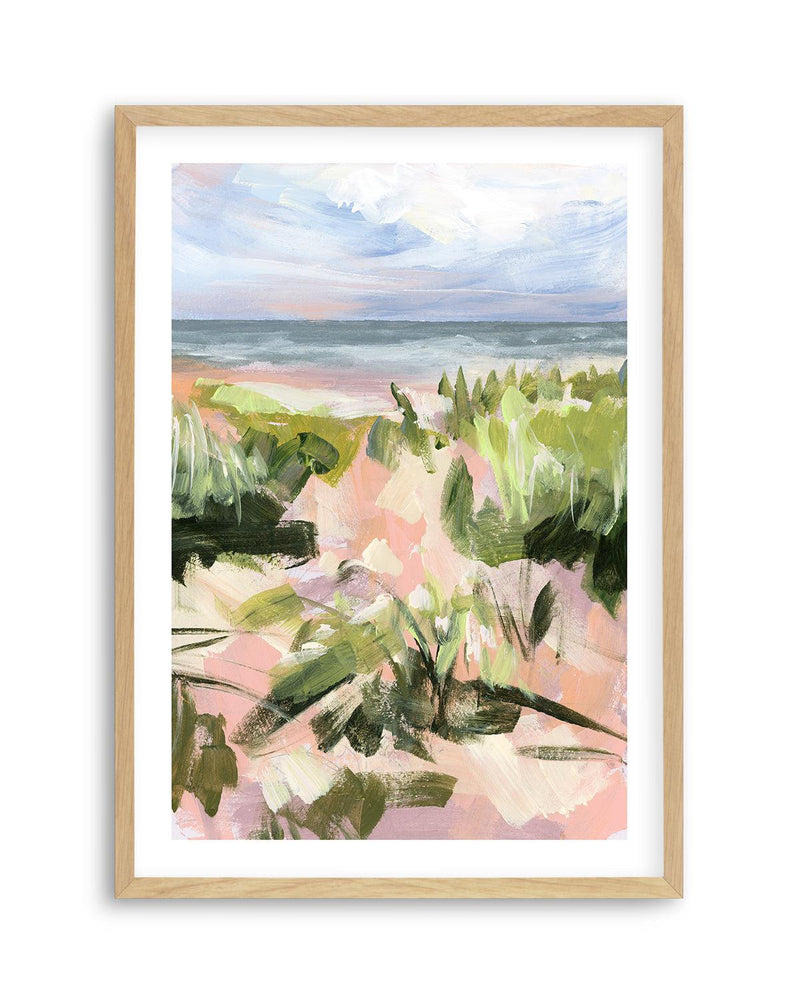Ocean Kiss by Meredith O'Neal Art Print-PRINT-Order sage mint green framed abstract painting wall art prints online with Olive et Oriel Australia