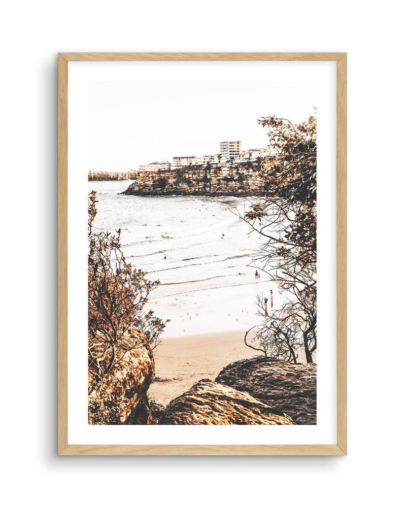 Ocean Love | Freshwater, Manly Art Print-PRINT-Olive et Oriel-Olive et Oriel-A4 | 8.3" x 11.7" | 21 x 29.7cm-Oak-With White Border-Buy-Australian-Art-Prints-Online-with-Olive-et-Oriel-Your-Artwork-Specialists-Austrailia-Decorate-With-Coastal-Photo-Wall-Art-Prints-From-Our-Beach-House-Artwork-Collection-Fine-Poster-and-Framed-Artwork
