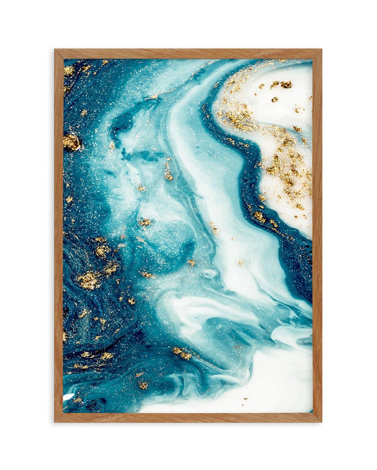 Ocean Marble I Art Print-PRINT-Olive et Oriel-Olive et Oriel-Buy-Australian-Art-Prints-Online-with-Olive-et-Oriel-Your-Artwork-Specialists-Austrailia-Decorate-With-Coastal-Photo-Wall-Art-Prints-From-Our-Beach-House-Artwork-Collection-Fine-Poster-and-Framed-Artwork