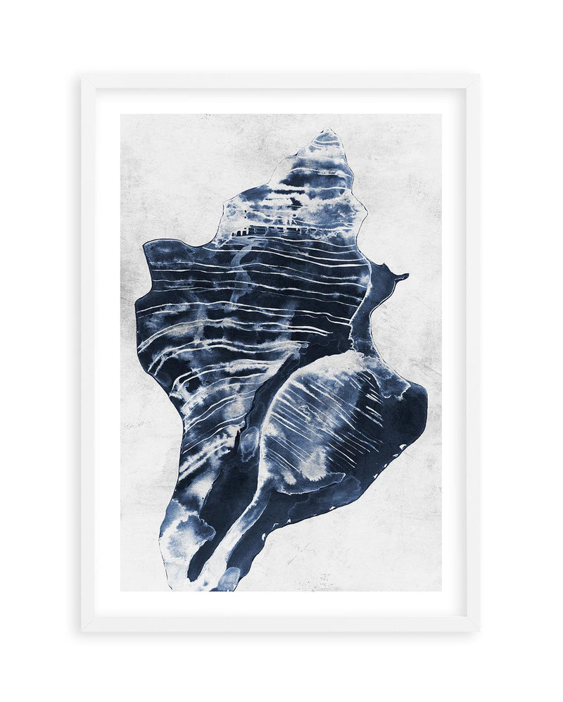 Ocean Seashell I Art Print-PRINT-Olive et Oriel-Olive et Oriel-A5 | 5.8" x 8.3" | 14.8 x 21cm-White-With White Border-Buy-Australian-Art-Prints-Online-with-Olive-et-Oriel-Your-Artwork-Specialists-Austrailia-Decorate-With-Coastal-Photo-Wall-Art-Prints-From-Our-Beach-House-Artwork-Collection-Fine-Poster-and-Framed-Artwork