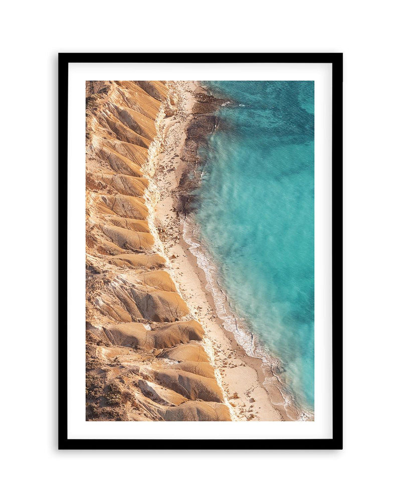 Ocean View Sellicks Art Print-PRINT-Olive et Oriel-Olive et Oriel-A5 | 5.8" x 8.3" | 14.8 x 21cm-Black-With White Border-Buy-Australian-Art-Prints-Online-with-Olive-et-Oriel-Your-Artwork-Specialists-Austrailia-Decorate-With-Coastal-Photo-Wall-Art-Prints-From-Our-Beach-House-Artwork-Collection-Fine-Poster-and-Framed-Artwork