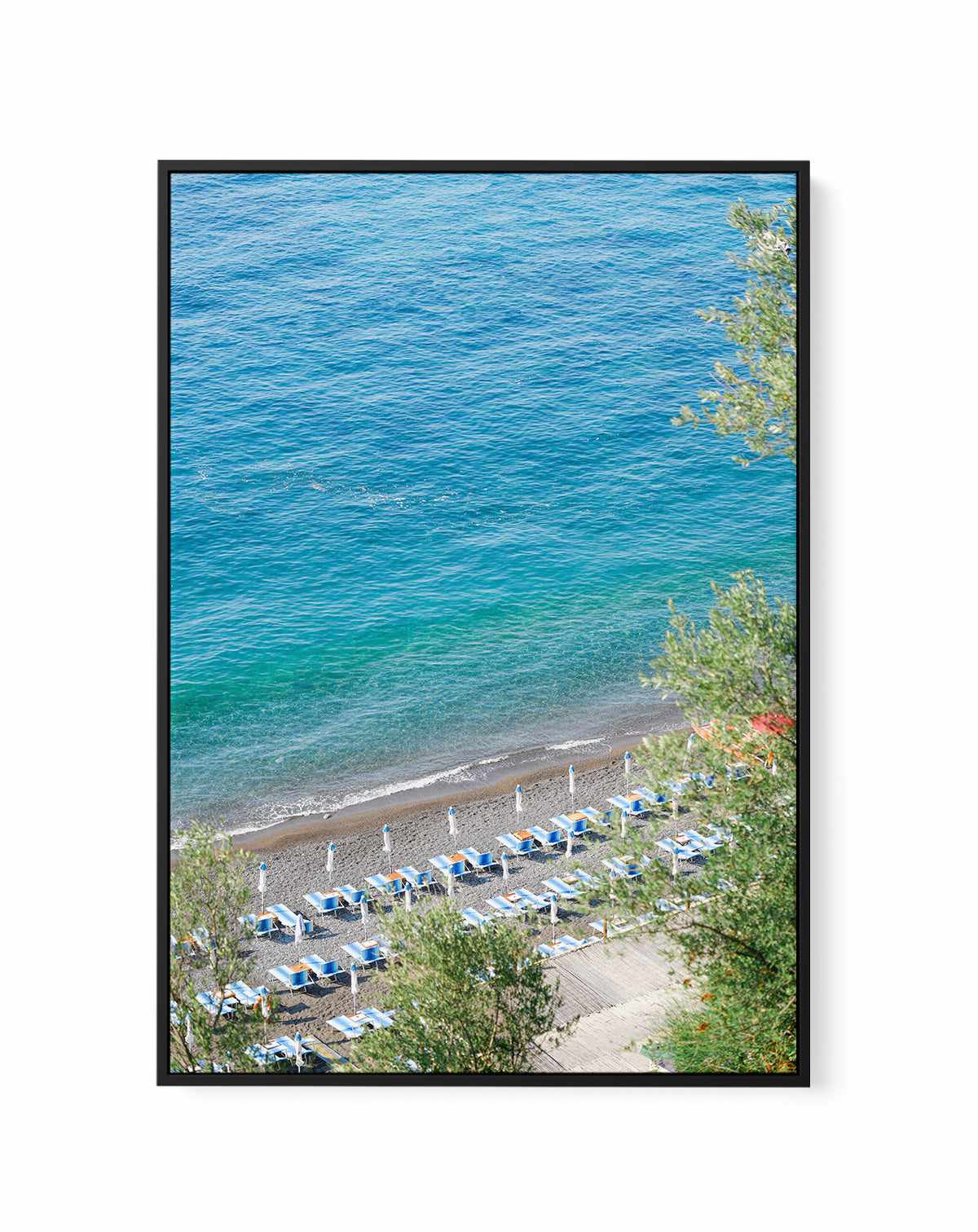 Ocean Views by Kamalia Studio | Framed Canvas Art Print