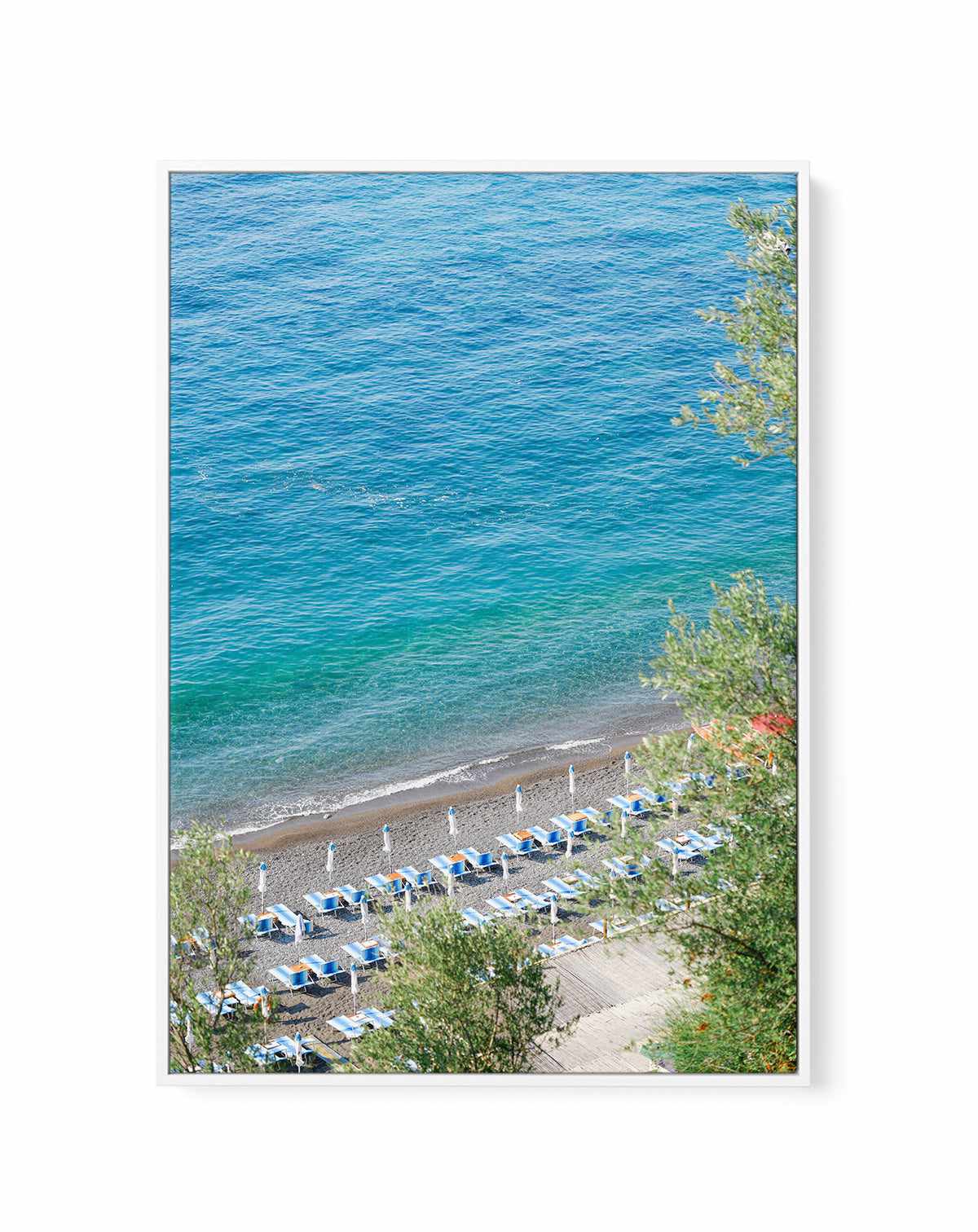 Ocean Views by Kamalia Studio | Framed Canvas Art Print