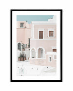 Oia House I | Santorini Art Print-Shop Greece Wall Art Prints Online with Olive et Oriel - Our collection of Greek Islands art prints offer unique wall art including blue domes of Santorini in Oia, mediterranean sea prints and incredible posters from Milos and other Greece landscape photography - this collection will add mediterranean blue to your home, perfect for updating the walls in coastal, beach house style. There is Greece art on canvas and extra large wall art with fast, free shipping ac