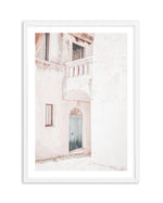 Old Villa | Greece Art Print-Shop Greece Wall Art Prints Online with Olive et Oriel - Our collection of Greek Islands art prints offer unique wall art including blue domes of Santorini in Oia, mediterranean sea prints and incredible posters from Milos and other Greece landscape photography - this collection will add mediterranean blue to your home, perfect for updating the walls in coastal, beach house style. There is Greece art on canvas and extra large wall art with fast, free shipping across 
