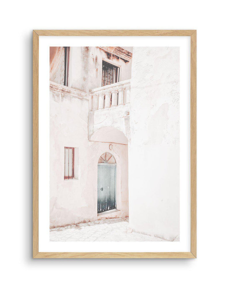 Old Villa | Greece Art Print-Shop Greece Wall Art Prints Online with Olive et Oriel - Our collection of Greek Islands art prints offer unique wall art including blue domes of Santorini in Oia, mediterranean sea prints and incredible posters from Milos and other Greece landscape photography - this collection will add mediterranean blue to your home, perfect for updating the walls in coastal, beach house style. There is Greece art on canvas and extra large wall art with fast, free shipping across 