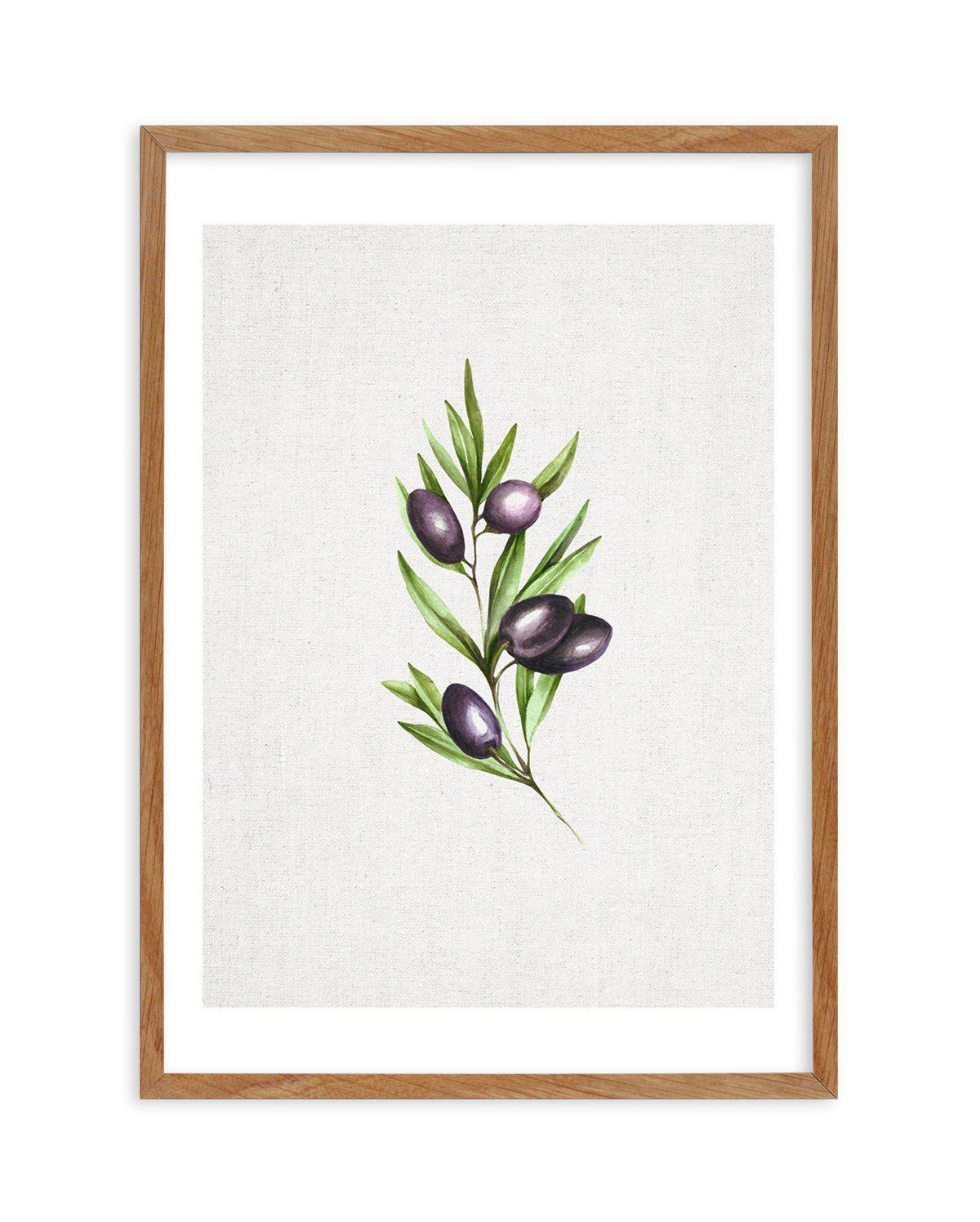 Olive II Art Print-PRINT-Olive et Oriel-Olive et Oriel-50x70 cm | 19.6" x 27.5"-Walnut-With White Border-Buy-Australian-Art-Prints-Online-with-Olive-et-Oriel-Your-Artwork-Specialists-Austrailia-Decorate-With-Coastal-Photo-Wall-Art-Prints-From-Our-Beach-House-Artwork-Collection-Fine-Poster-and-Framed-Artwork