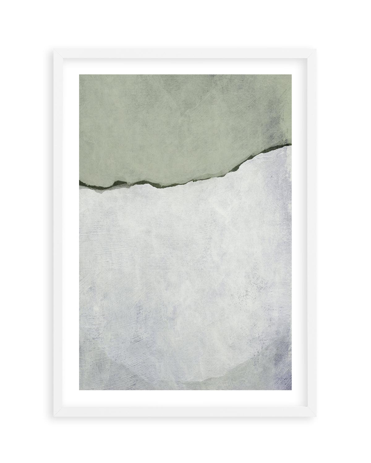 Olive by Dan Hobday Art Print-PRINT-Order sage mint green framed abstract painting wall art prints online with Olive et Oriel Australia