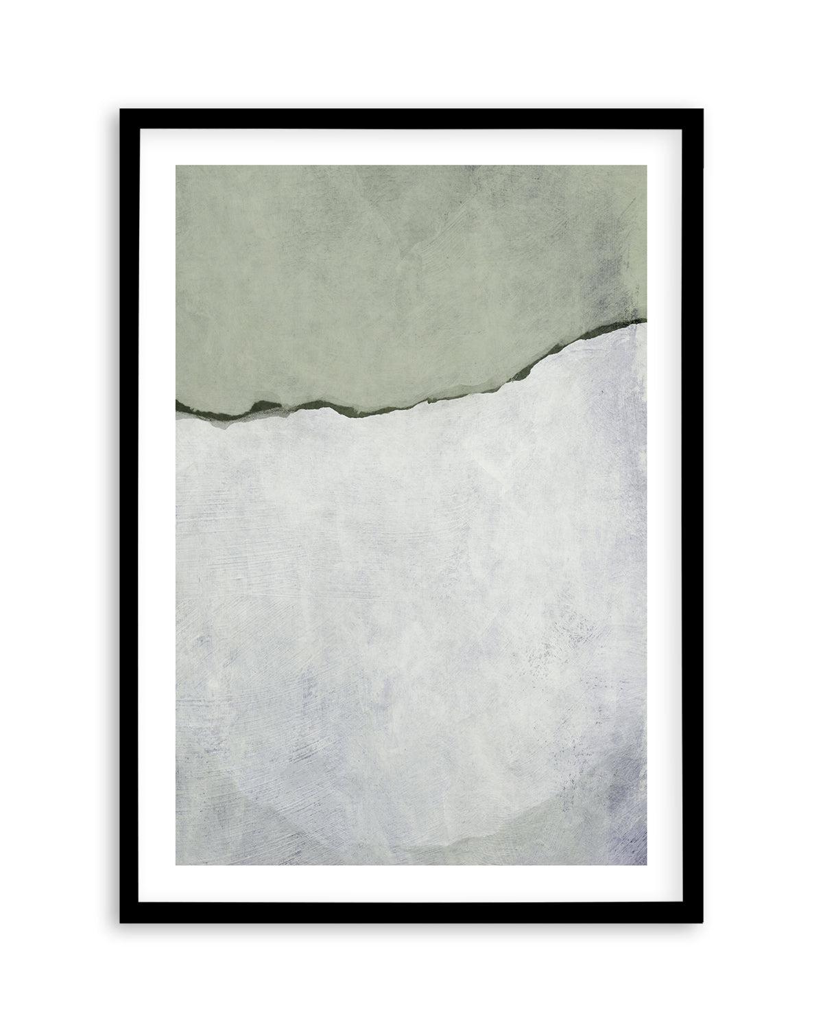 Olive by Dan Hobday Art Print-PRINT-Order sage mint green framed abstract painting wall art prints online with Olive et Oriel Australia