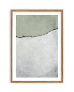 Olive by Dan Hobday Art Print-PRINT-Order sage mint green framed abstract painting wall art prints online with Olive et Oriel Australia