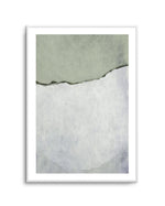 Olive by Dan Hobday Art Print-PRINT-Order sage mint green framed abstract painting wall art prints online with Olive et Oriel Australia