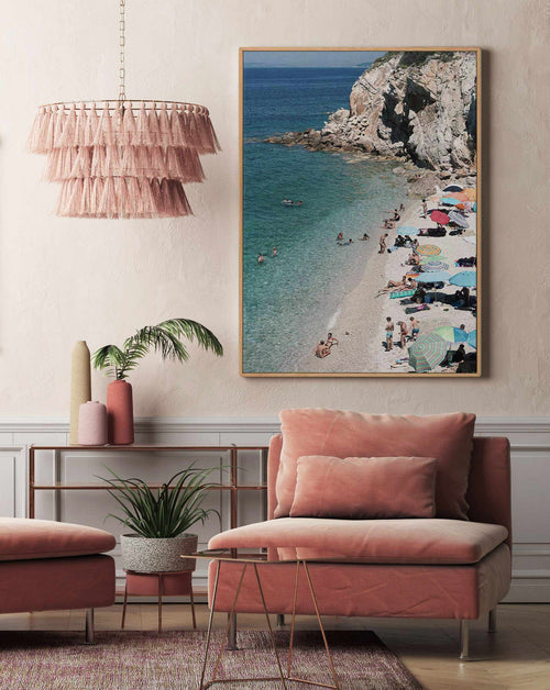 On Vacation by Renee Rae | Framed Canvas Art Print