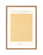 Orange Larkspur by William Morris Art Print