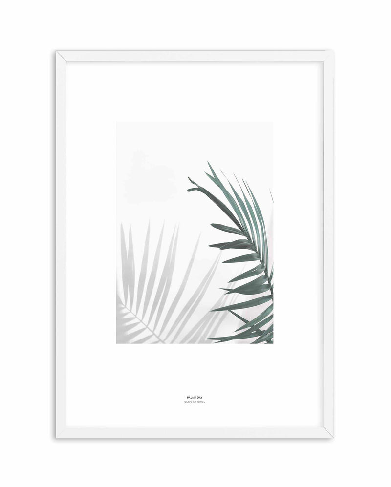 Palmy Day Art Print-PRINT-Olive et Oriel-Olive et Oriel-A4 | 8.3" x 11.7" | 21 x 29.7cm-White-With White Border-Buy-Australian-Art-Prints-Online-with-Olive-et-Oriel-Your-Artwork-Specialists-Austrailia-Decorate-With-Coastal-Photo-Wall-Art-Prints-From-Our-Beach-House-Artwork-Collection-Fine-Poster-and-Framed-Artwork